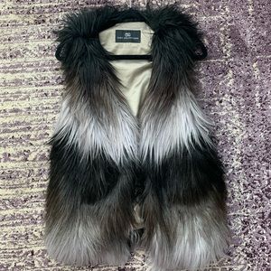 Ombré Faux Fur vest